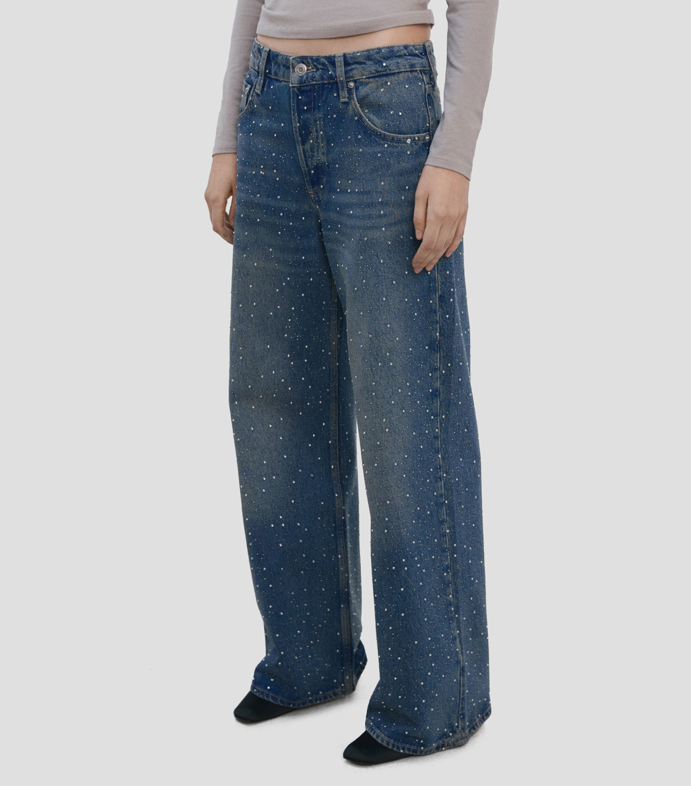Jeans Wideleg Mujer
